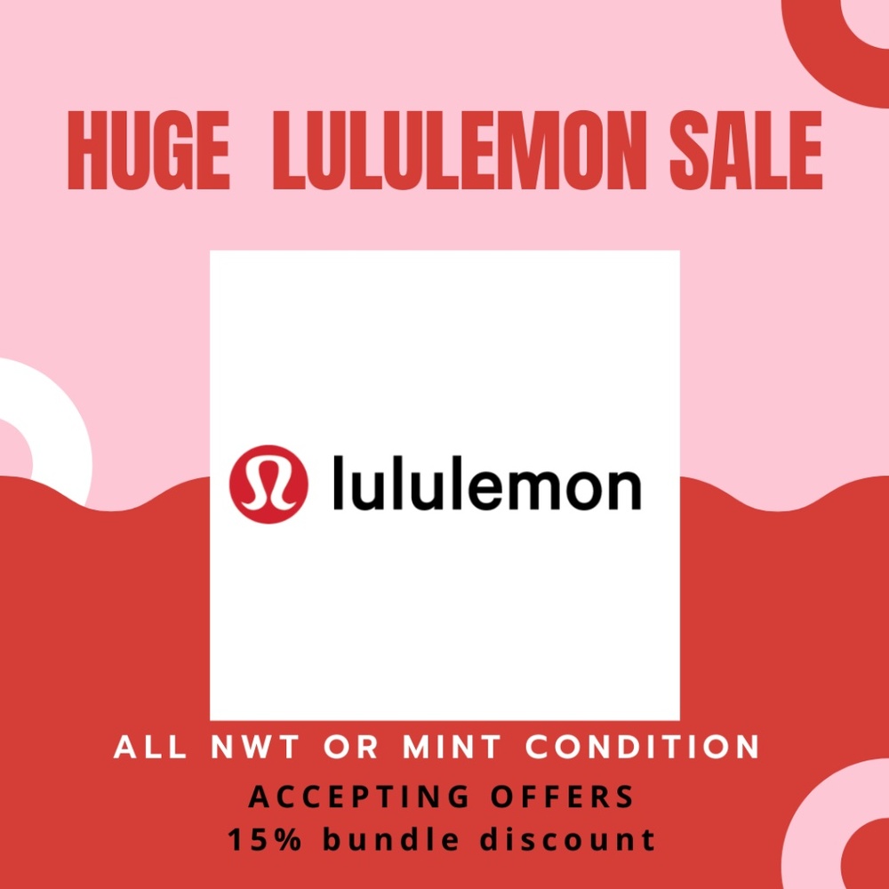 HUGE LULULEMON SALE